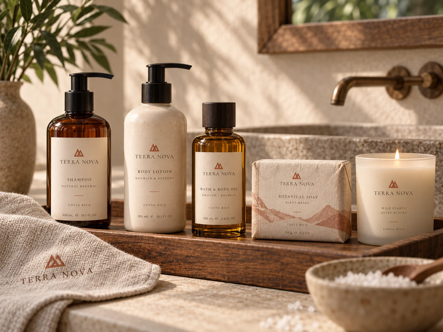 Terra Nova bath amenities