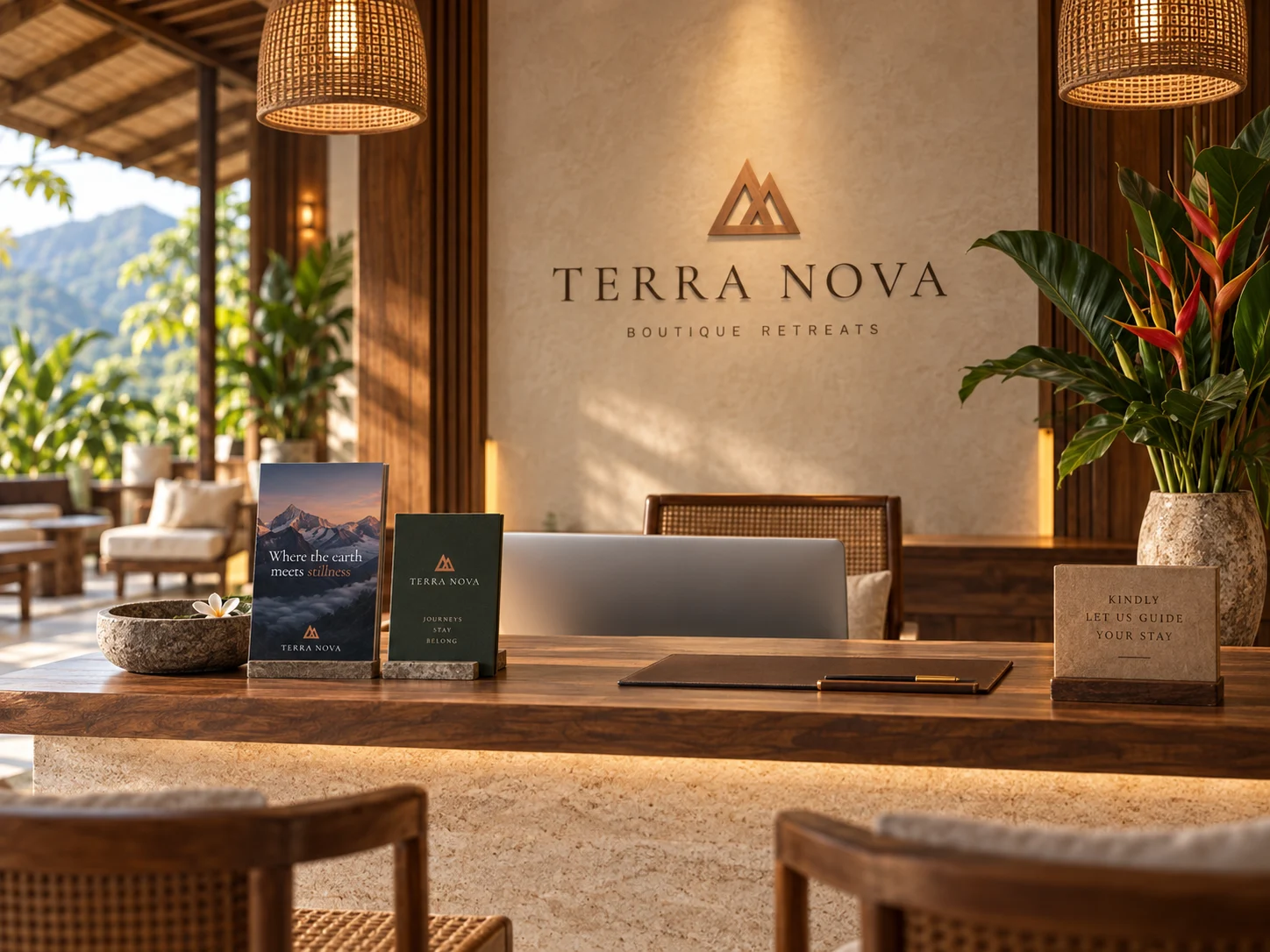 The Terra Nova reception desk