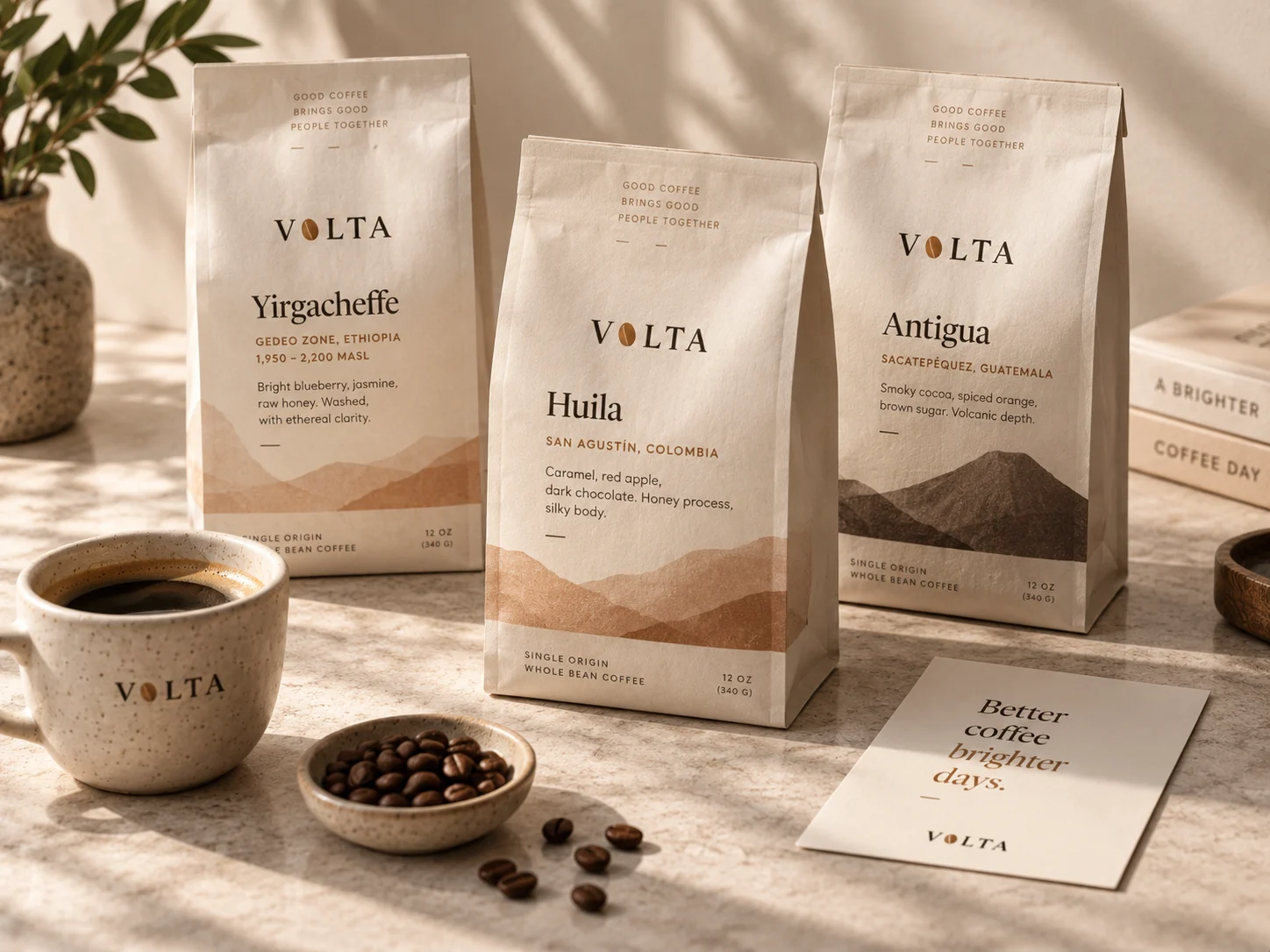 Volta retail coffee bags